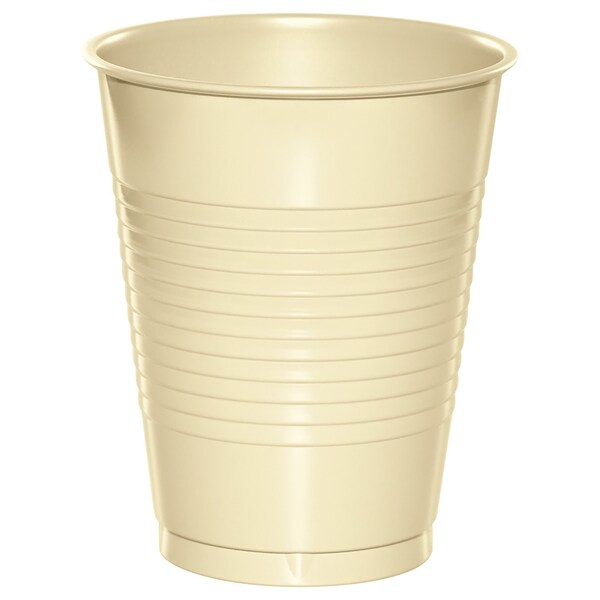 Touch Of Color Ivory Plastic Cups, 16oz, 240PK 28161081 - main